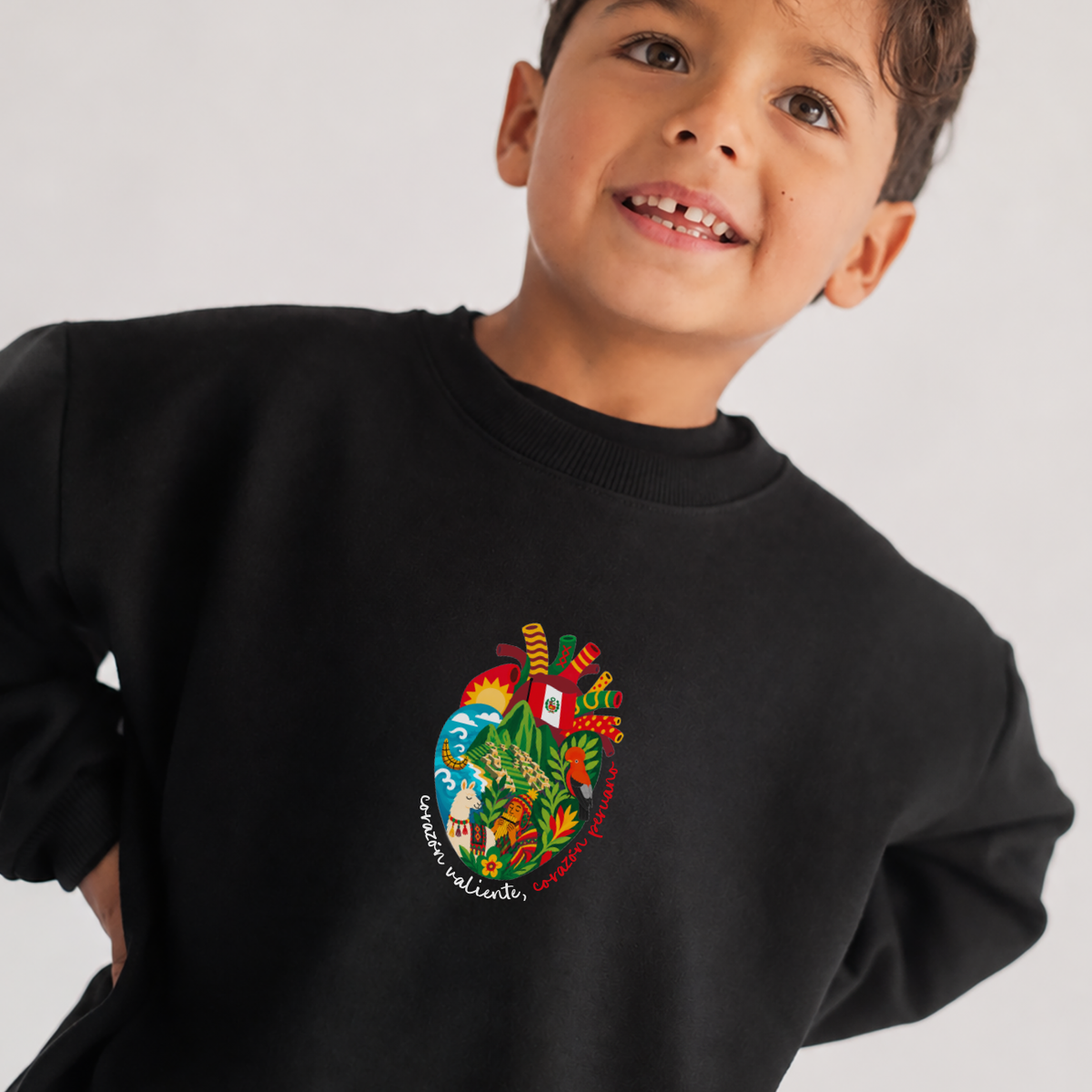 Polera KID Corazón Peruano