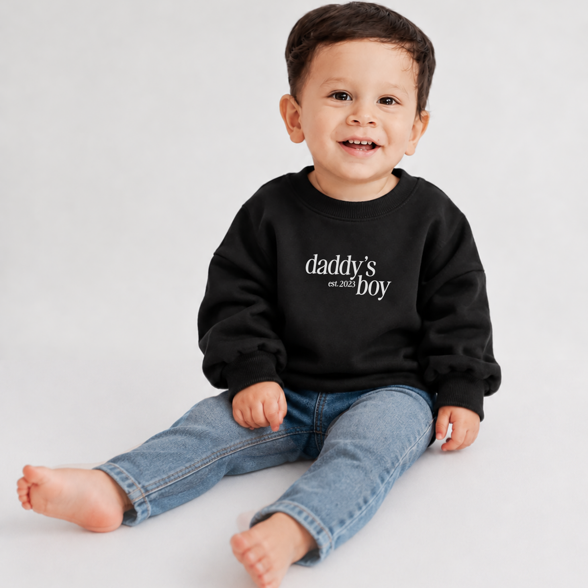 Polera KID Daddy's boy est. (año personalizado)
