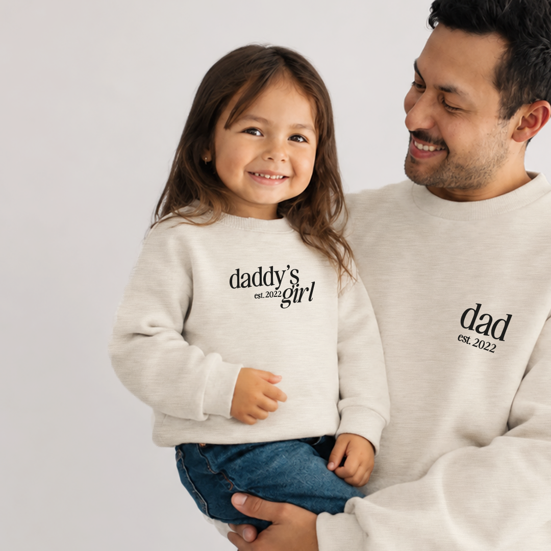 Polera KID Daddy's girl est. (año personalizado)