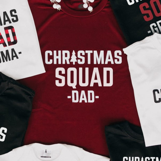 Polo de Adulto Christmas SQUAD dad