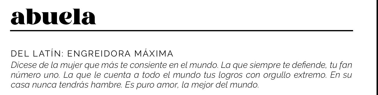 Cuadro definición ABUELA