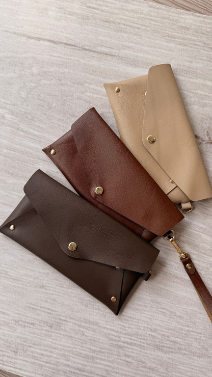 Clutch de Cuero Personalizado