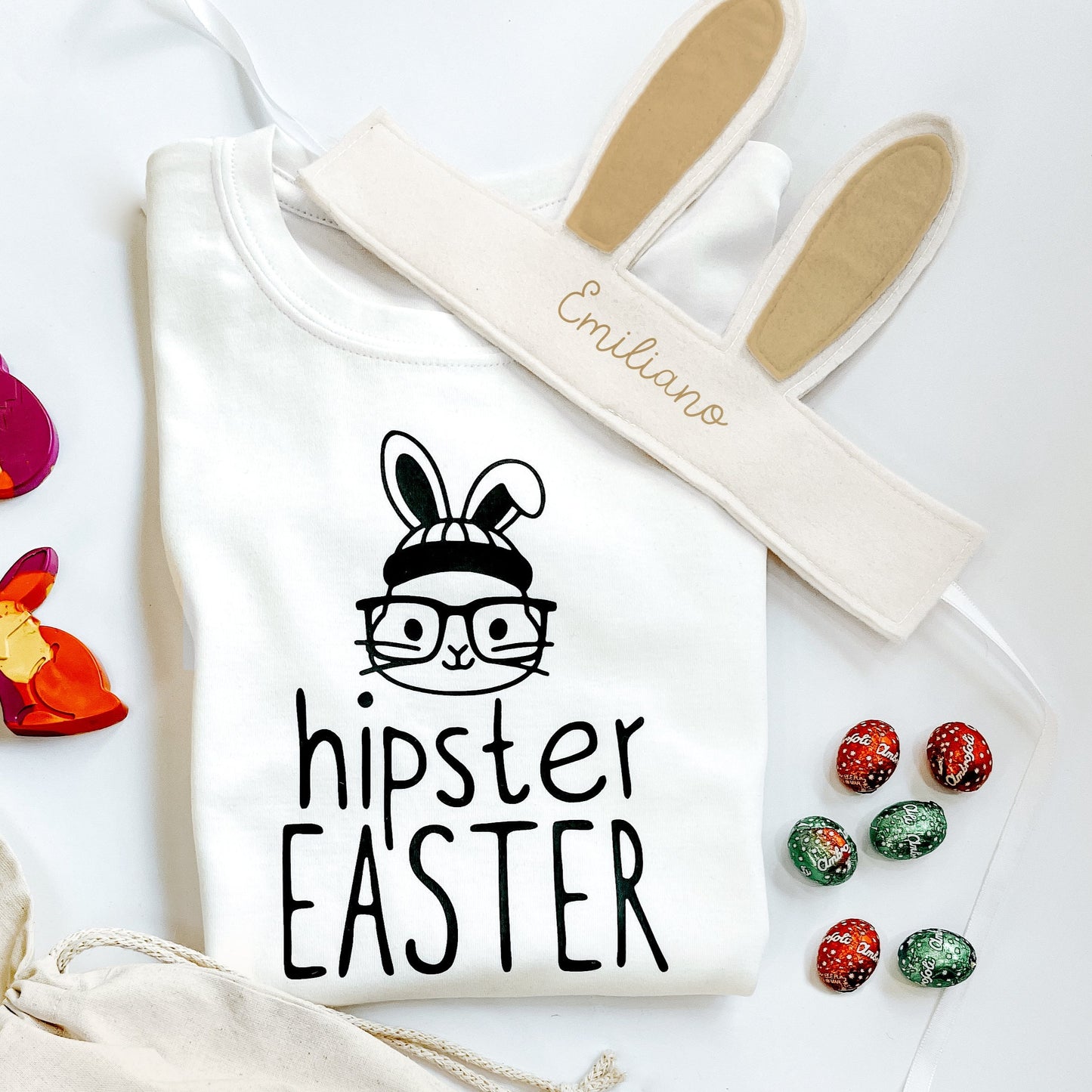 Orejitas de conejo de fieltro -Easter-