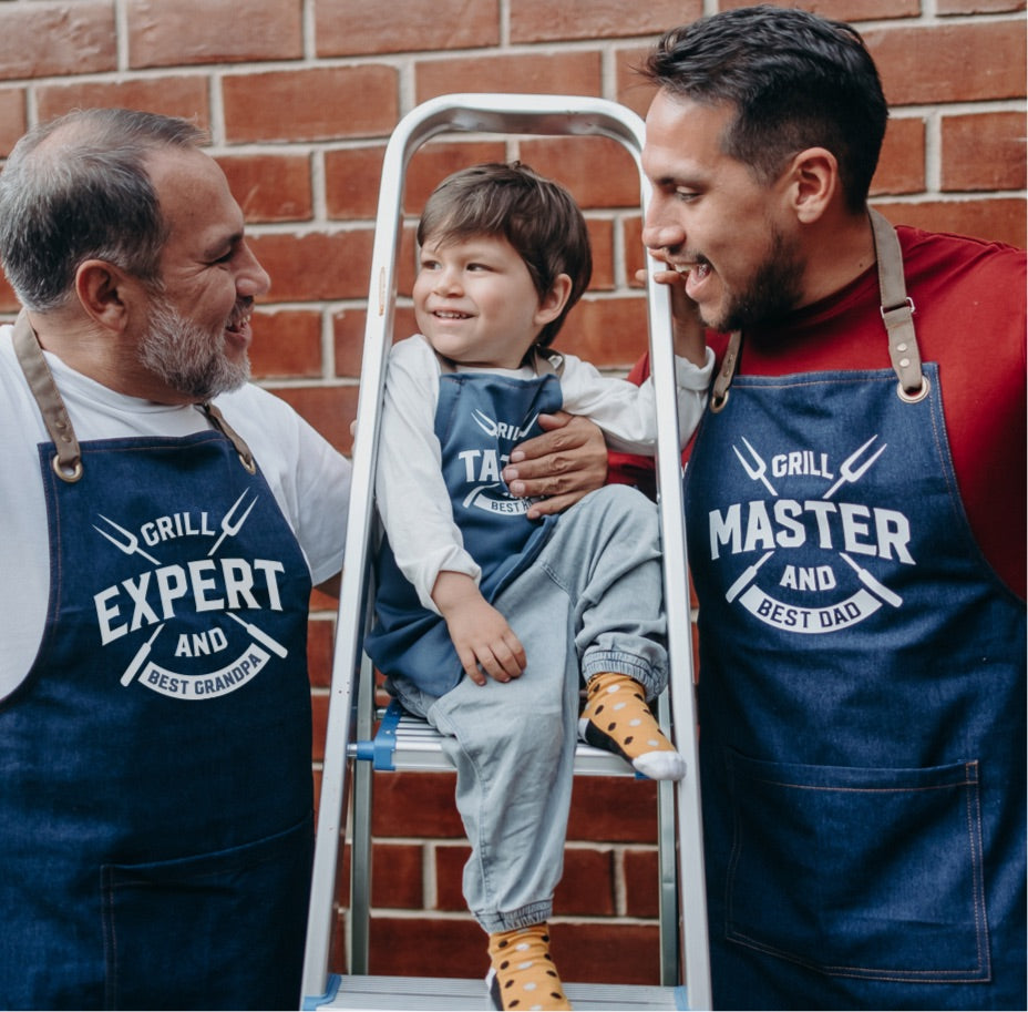 Mandil Grill EXPERT and Best Grandpa